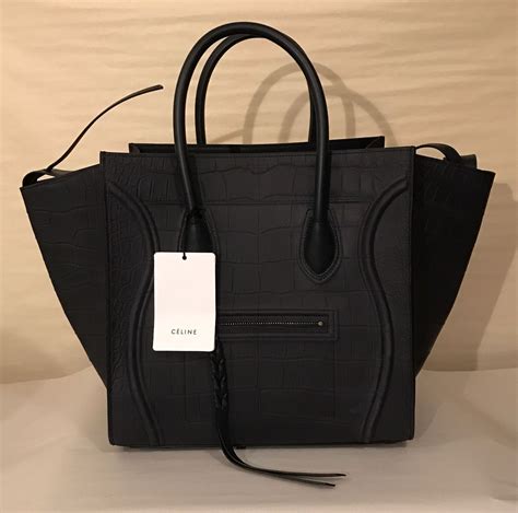 celine phantom croc black|CELINE Phantom Bags & Handbags for Women for sale .